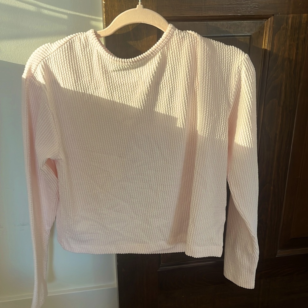 Light pink long sleeve shirt